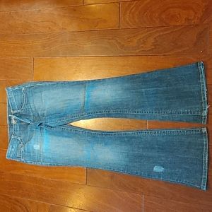 Ellie tahari wide boot cut jeans. Size 4.